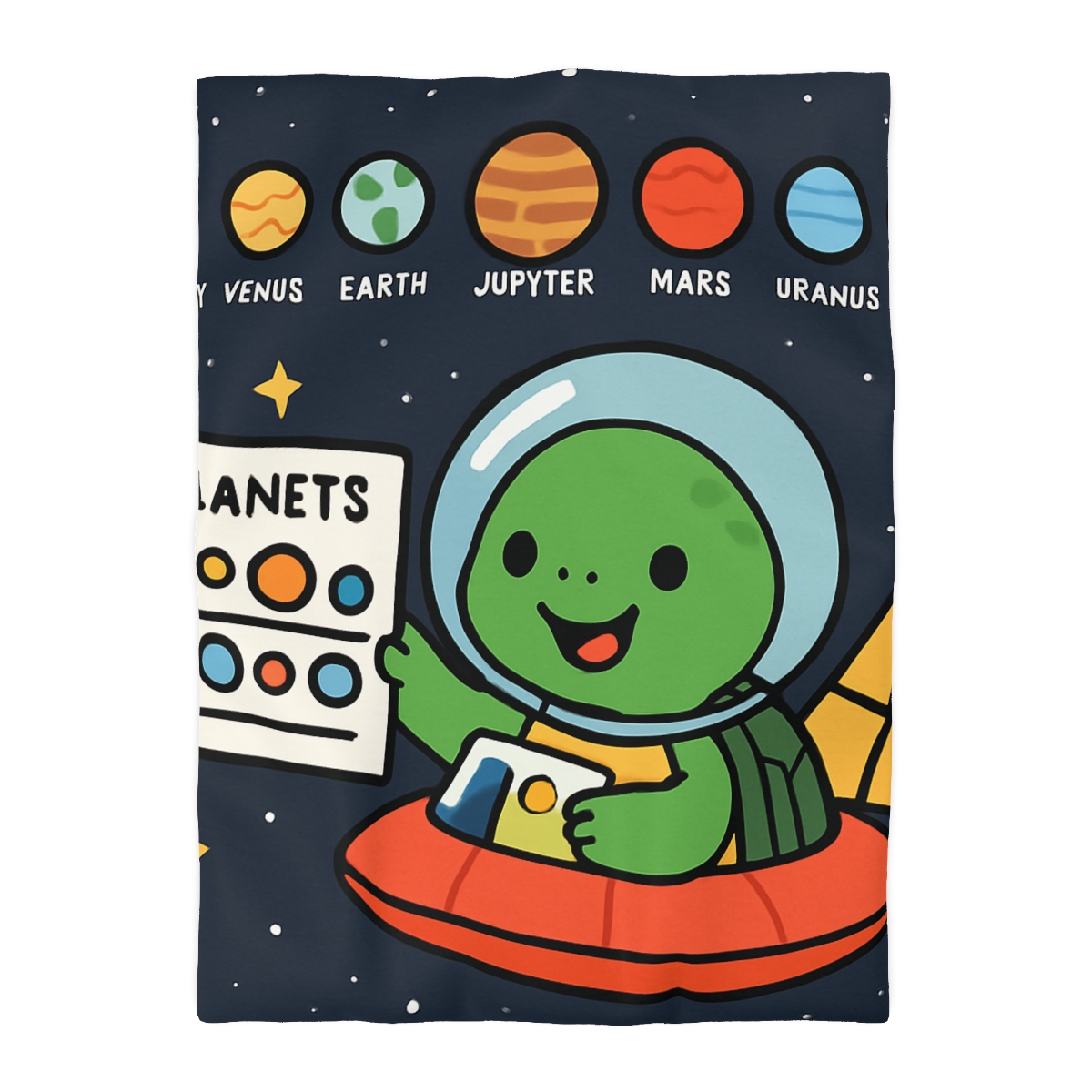 Solar Sail Turtle And The Planetary Parade stylish duvet covers