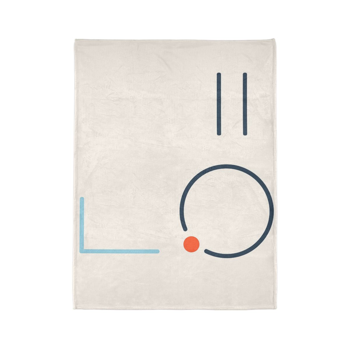 Quiet Orbit With Offset Bars personalized cozy blankets