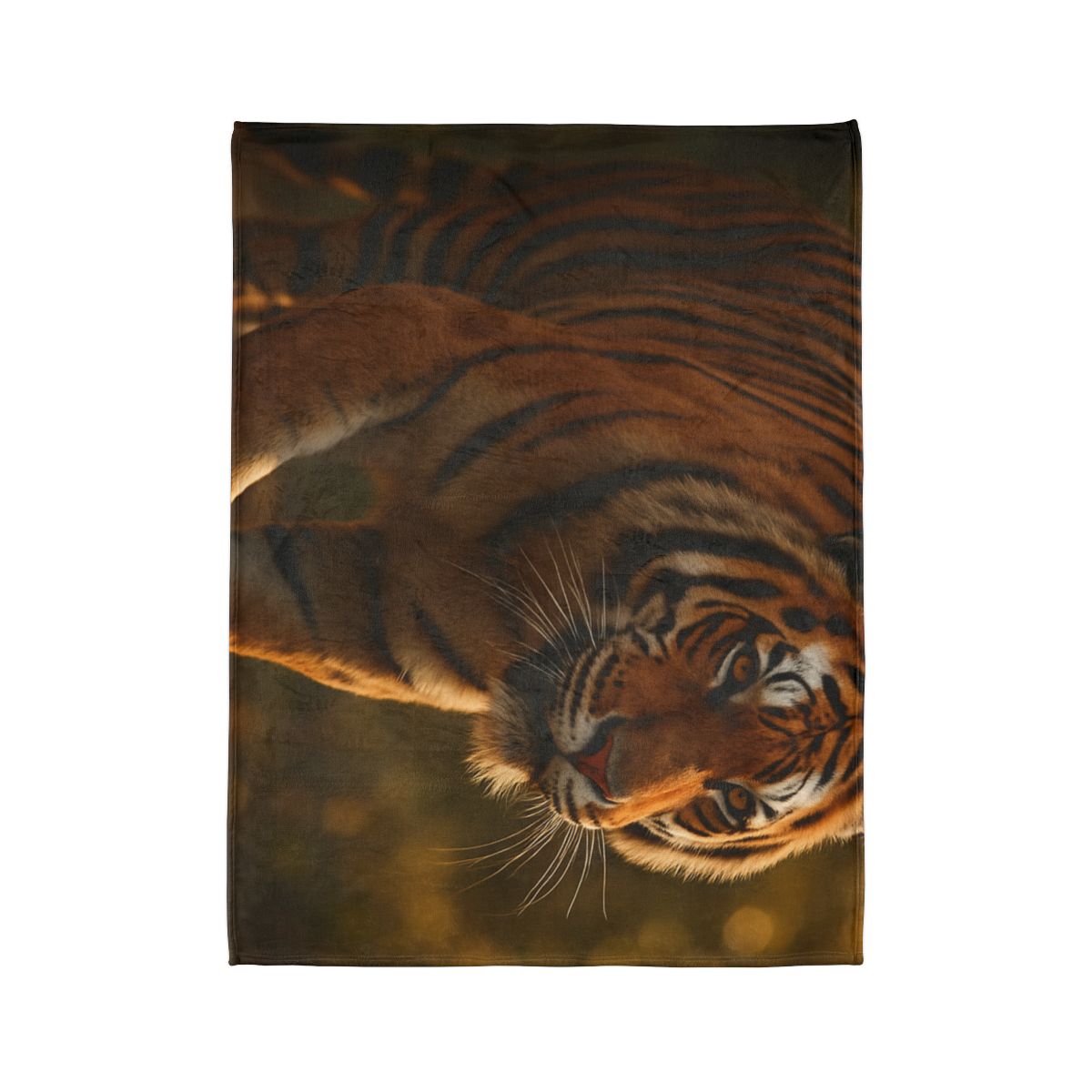 Forest Stalker Bengal Tiger designer printed blankets