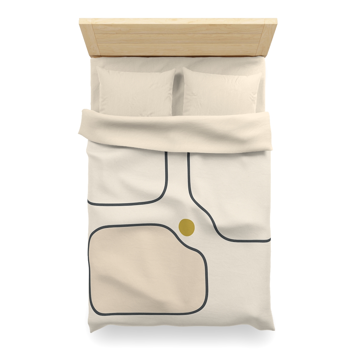 Quiet Triad With Open Center trendy bedroom duvets