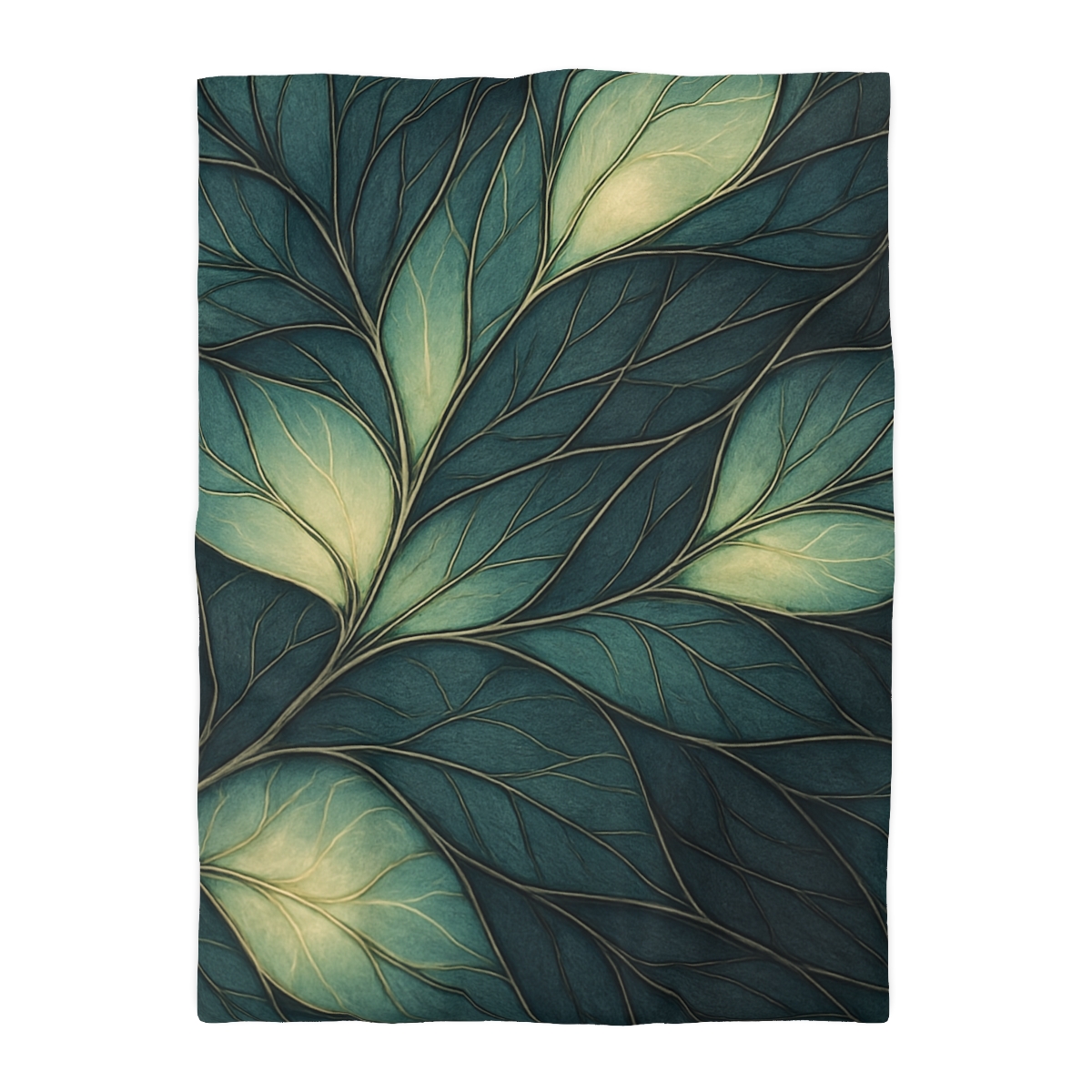 Vein Lattice Aurora Bloom designer printed duvets