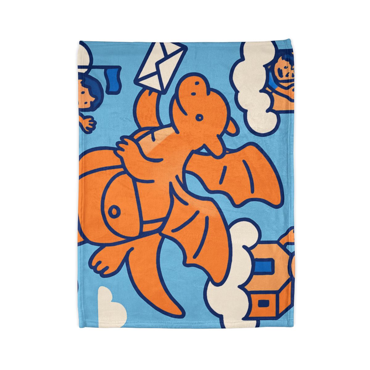 Cloud City Dragon Mail trendy patterned blankets