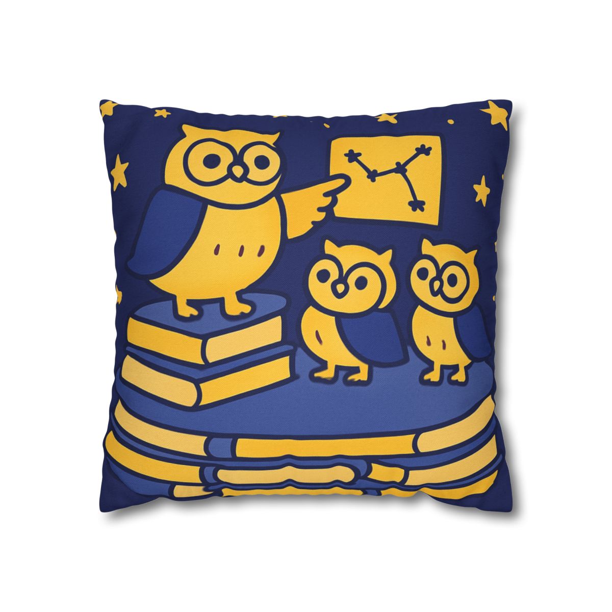 Starlight Library Run By Owls custom pillow cases