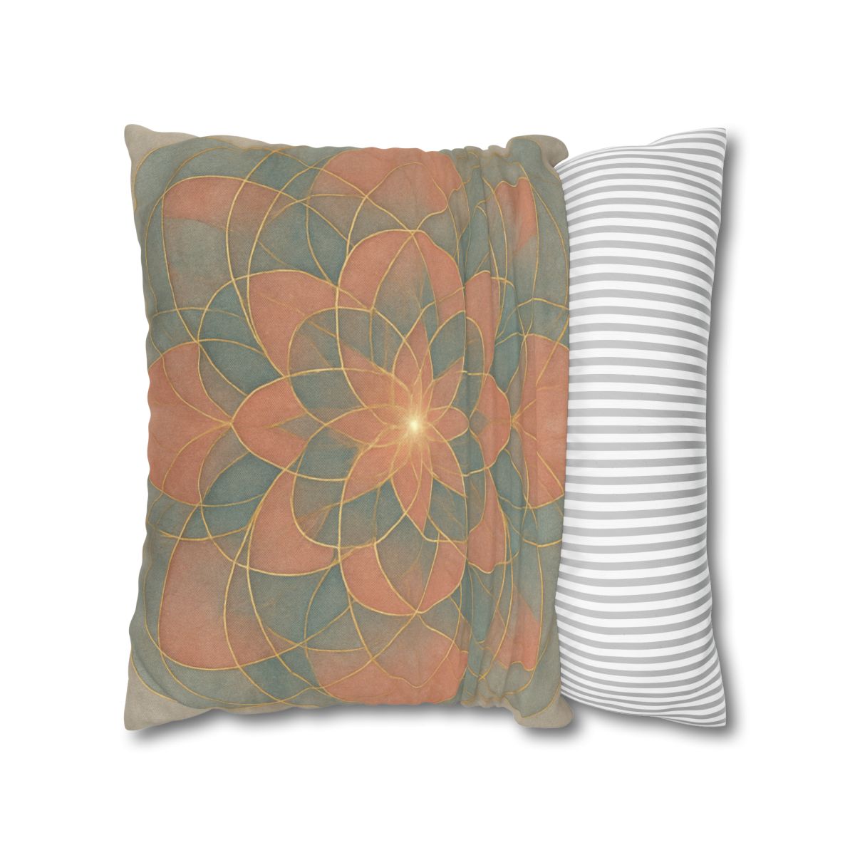 Petal Orbit Lattice soft cotton pillow cases