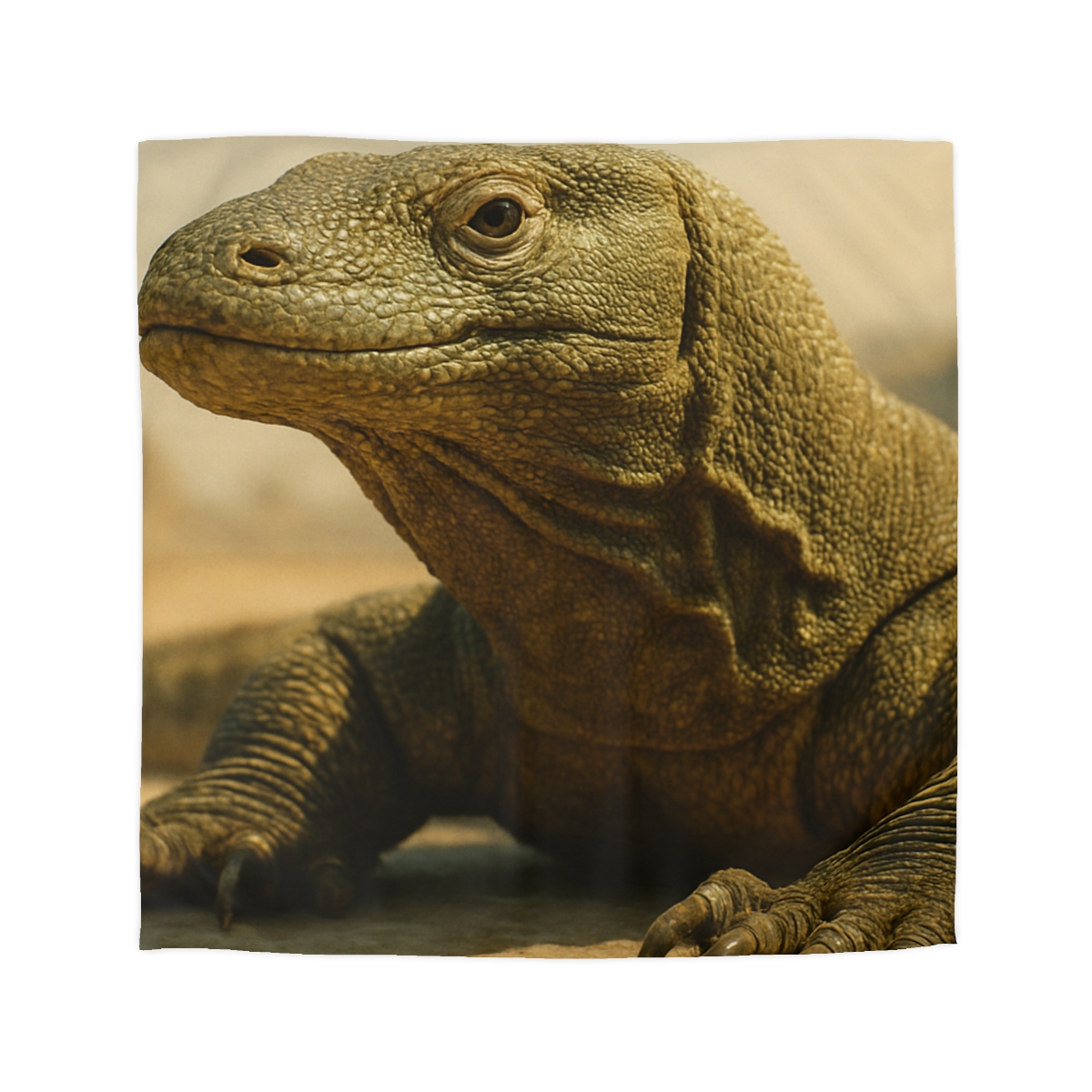Ancient Sentinel Komodo Dragon personalized bedding duvets