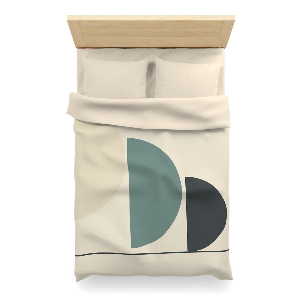 Staggered Crescent Trio soft comforter duvets