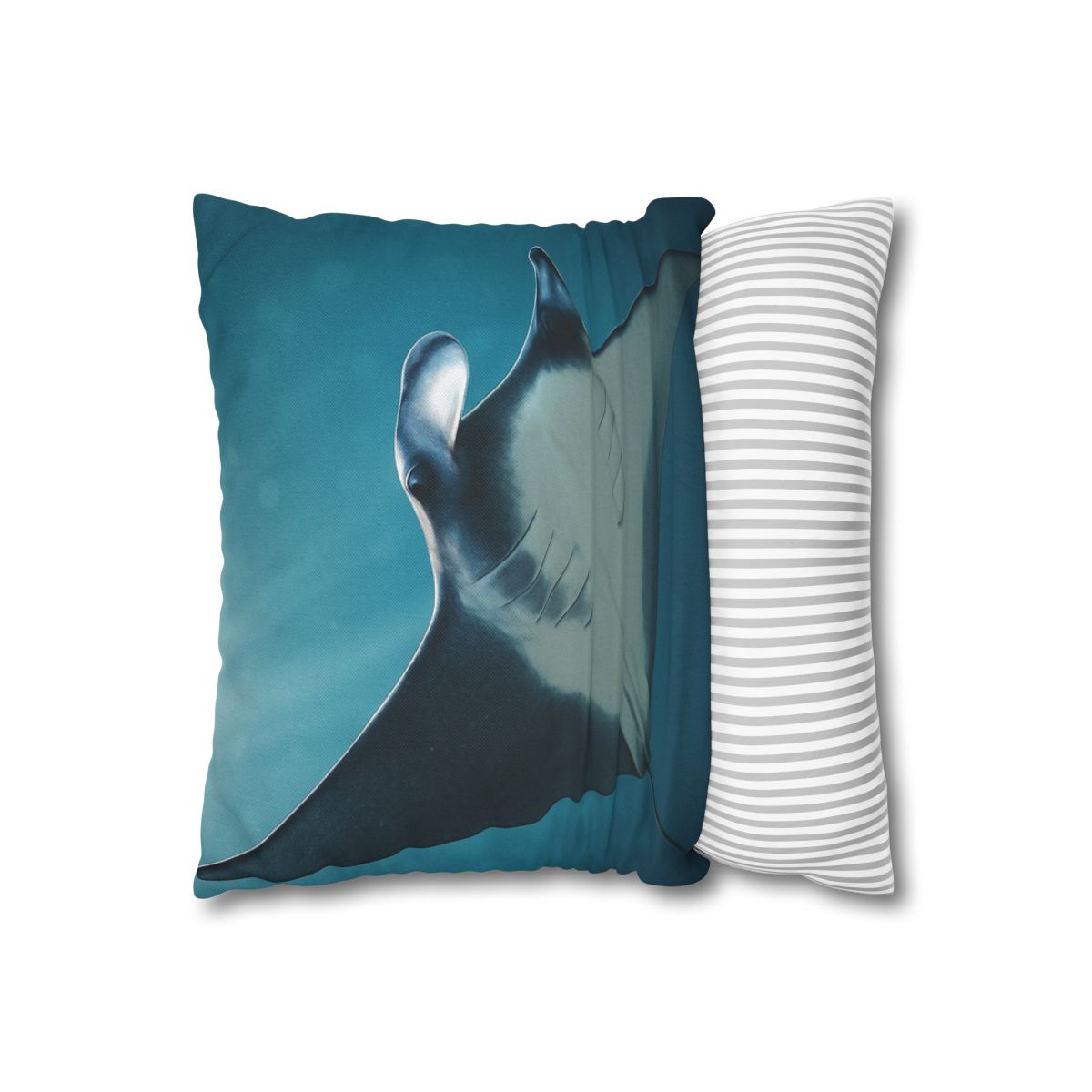 Starlit Surge Manta Ray designer print pillow cases