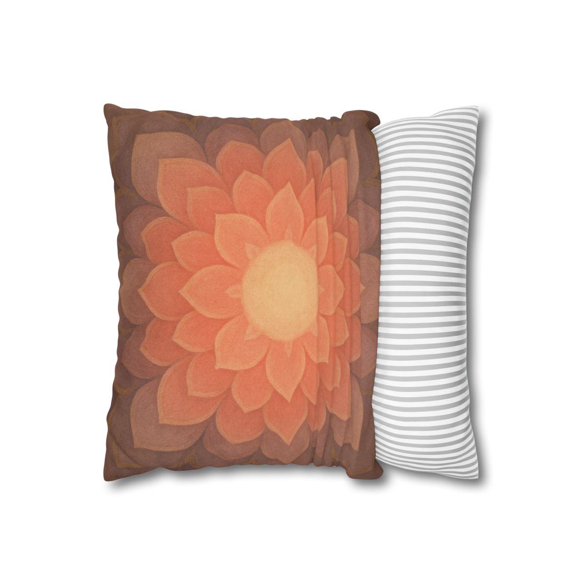 Petal Mandala Overlay stylish decorative pillowcases