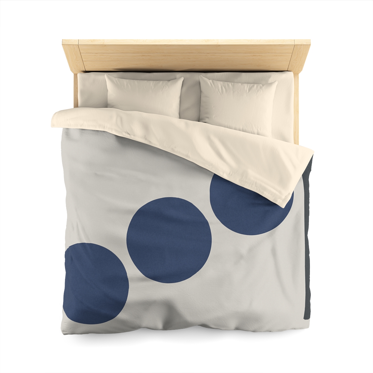 Stepped Circles And Side Bar personalized bedding duvets