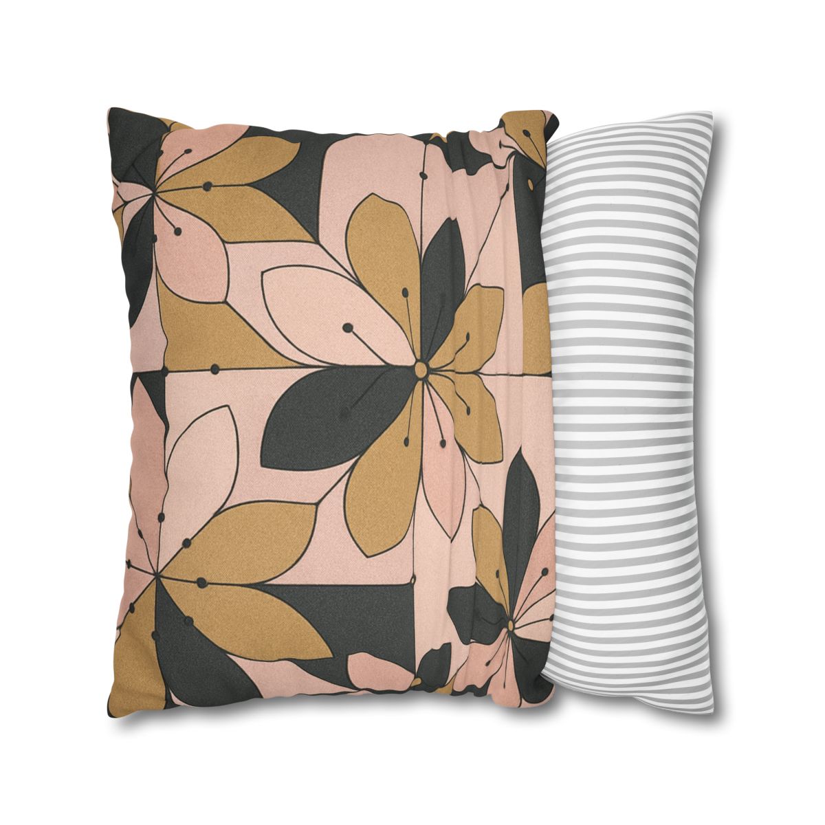 Petal Circuit Mosaic designer print pillow cases