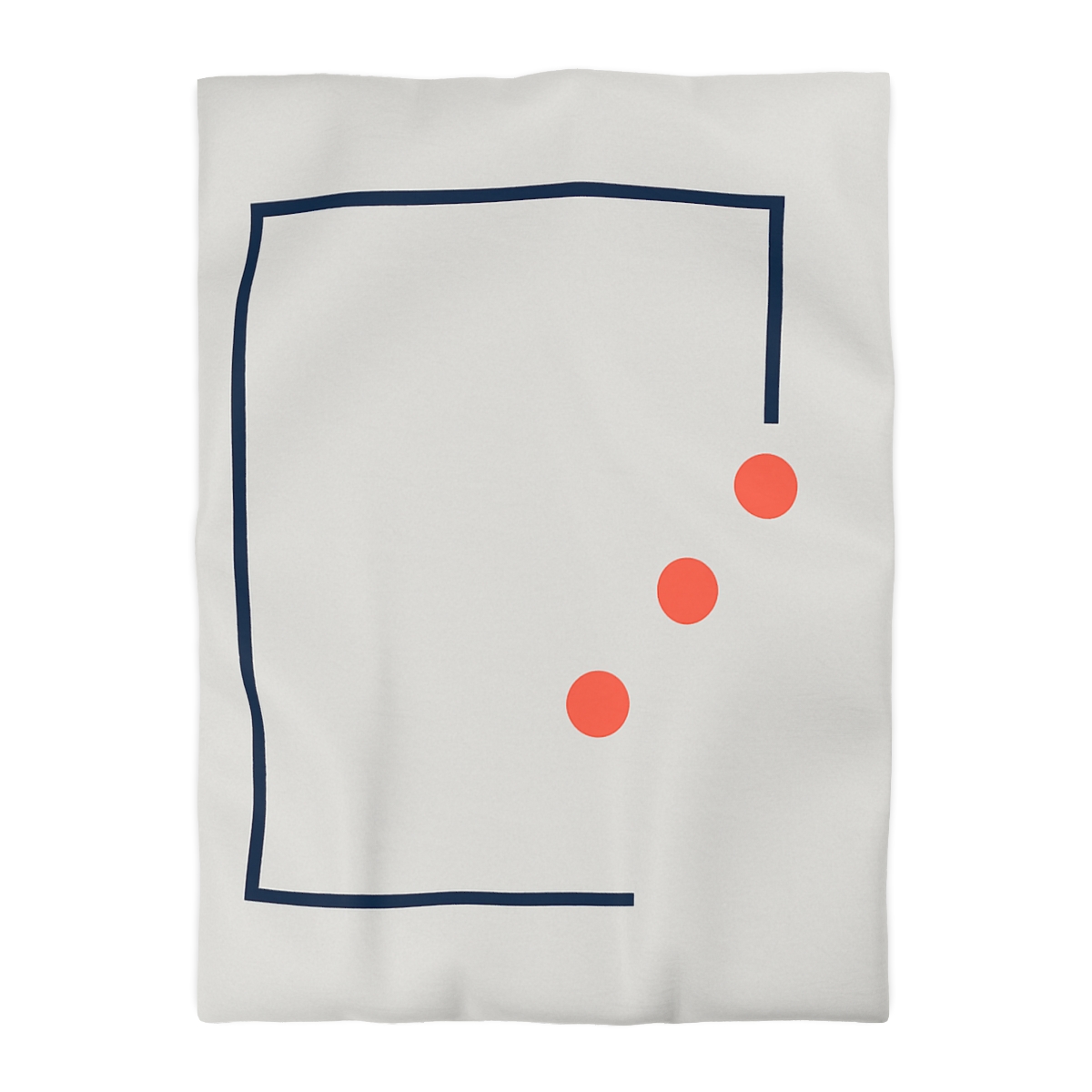 Diagonal Constellation Frame personalized bedding duvets