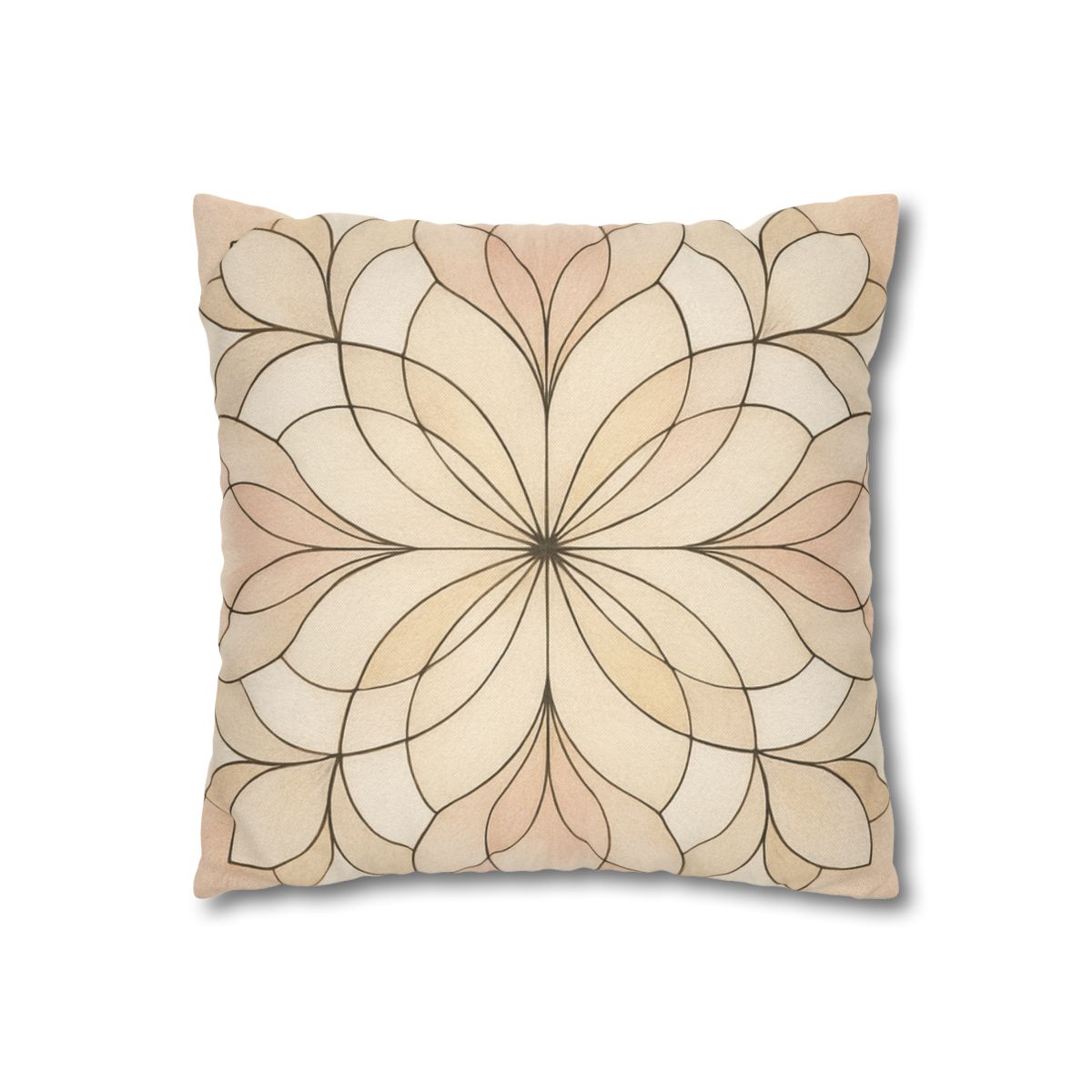 Petal Prism Lattice stylish decorative pillowcases