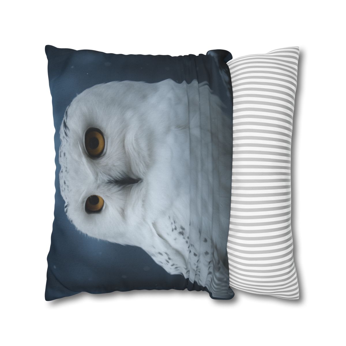 Twilight Watcher Snowy Owl personalized pillow covers