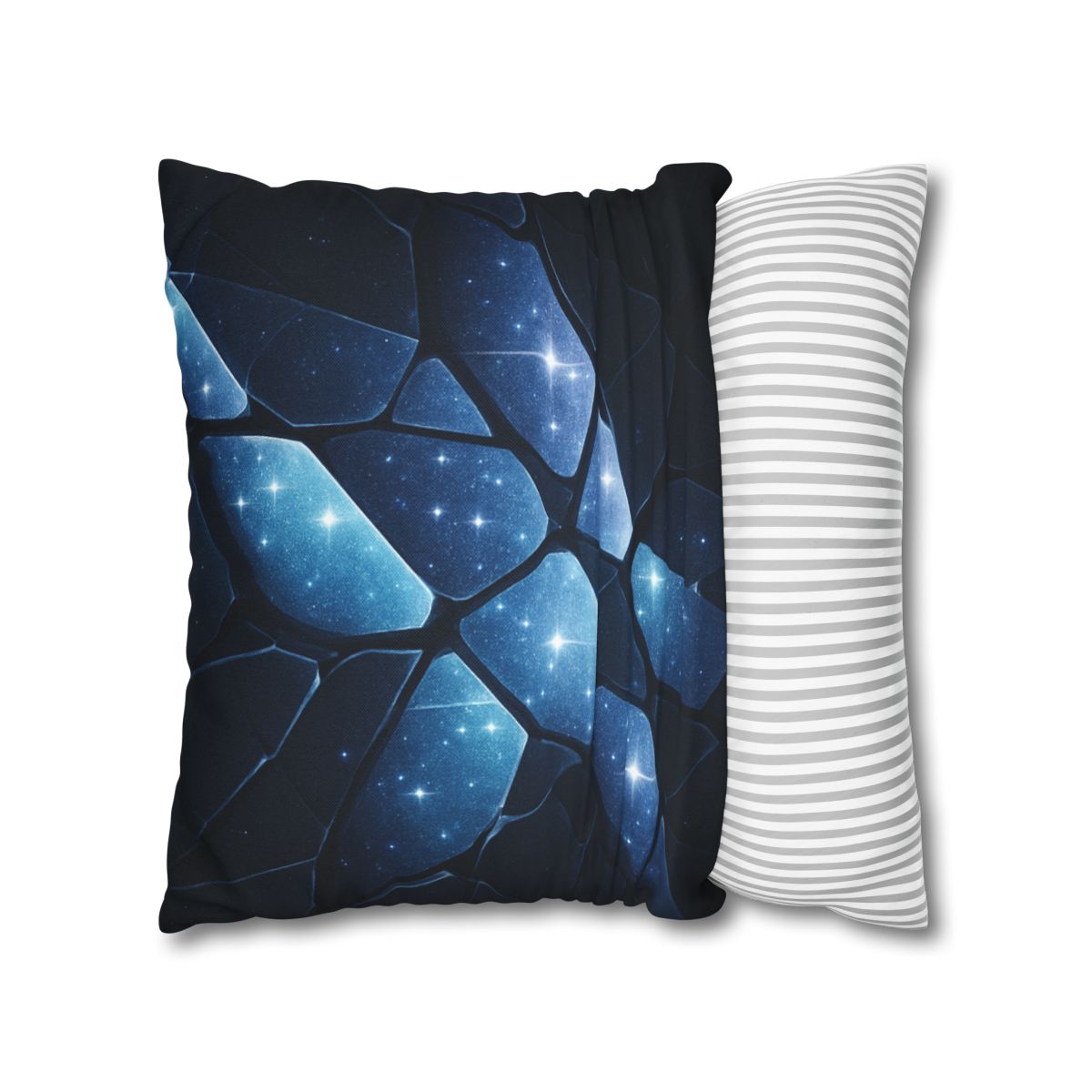 Starlit Fracture Mosaic personalized pillow covers