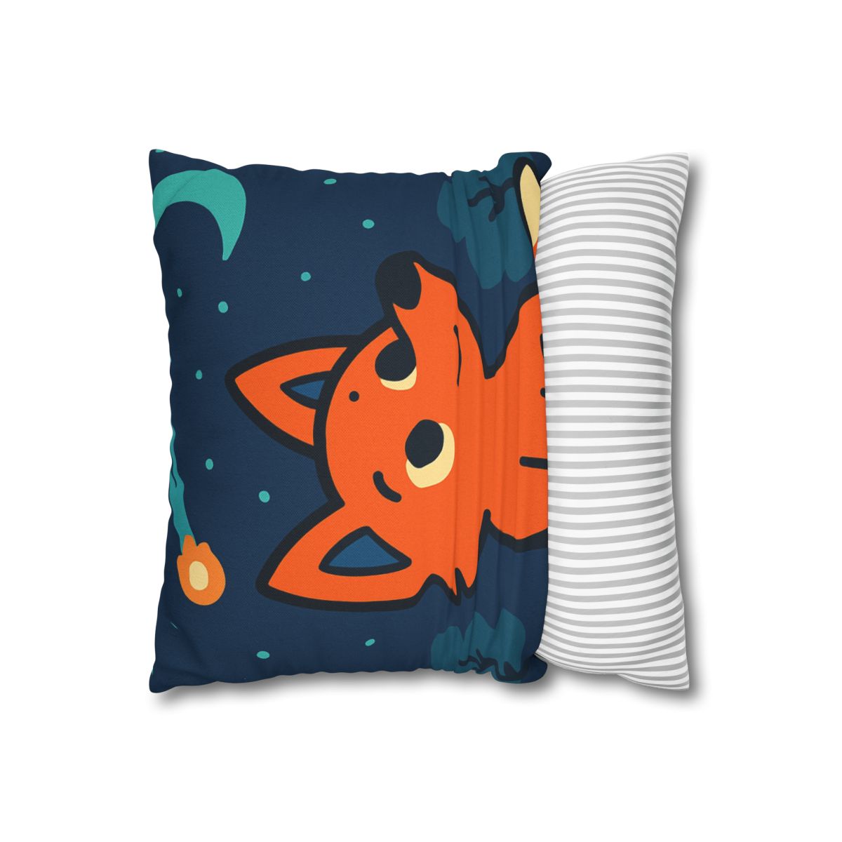 Starlight Forest Fox soft cotton pillow cases