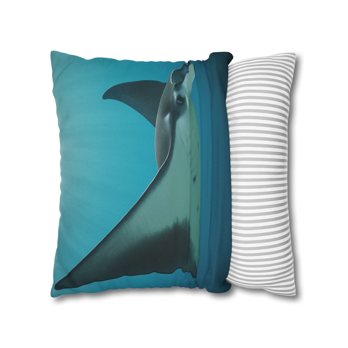 Tidal Wings Reef Manta Ray unique gift pillow cases