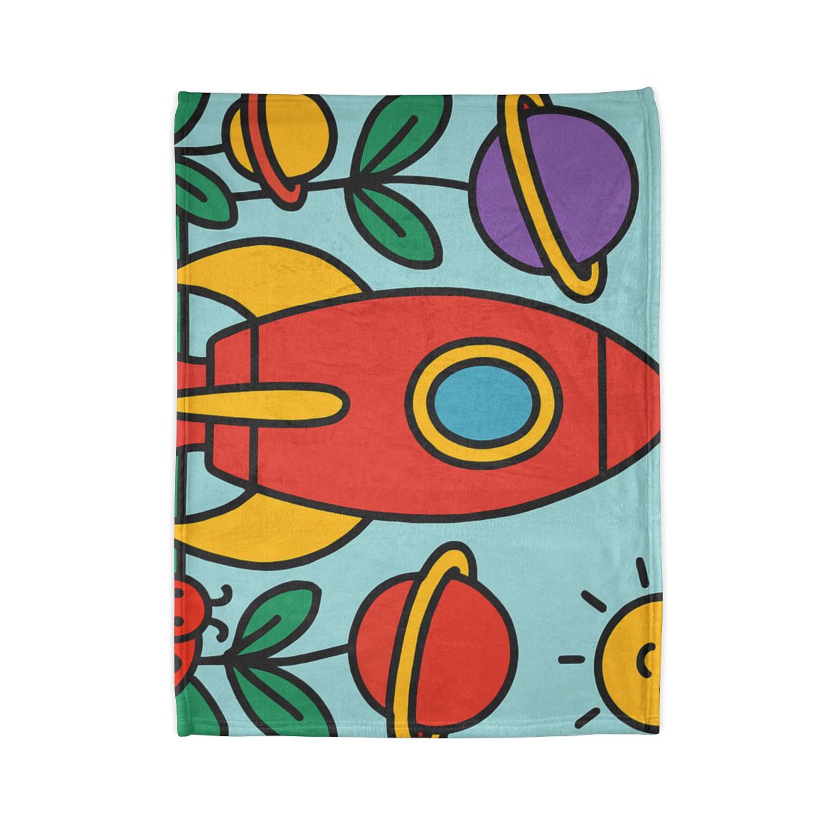 Rainbow Rocket Garden warm winter blankets