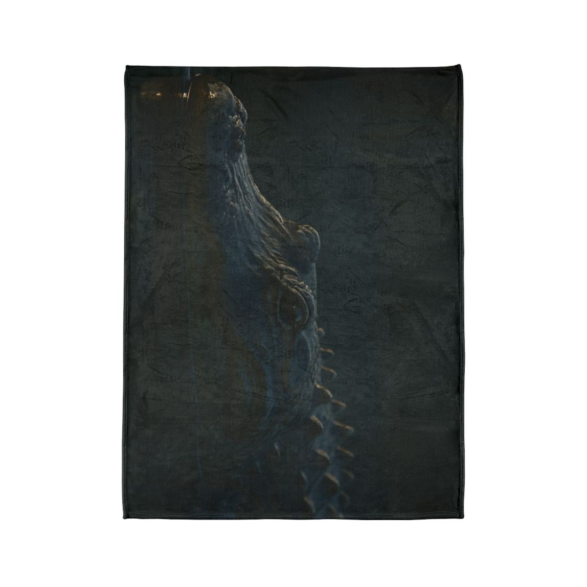 Moonlit Stillness American Alligator soft fleece blankets
