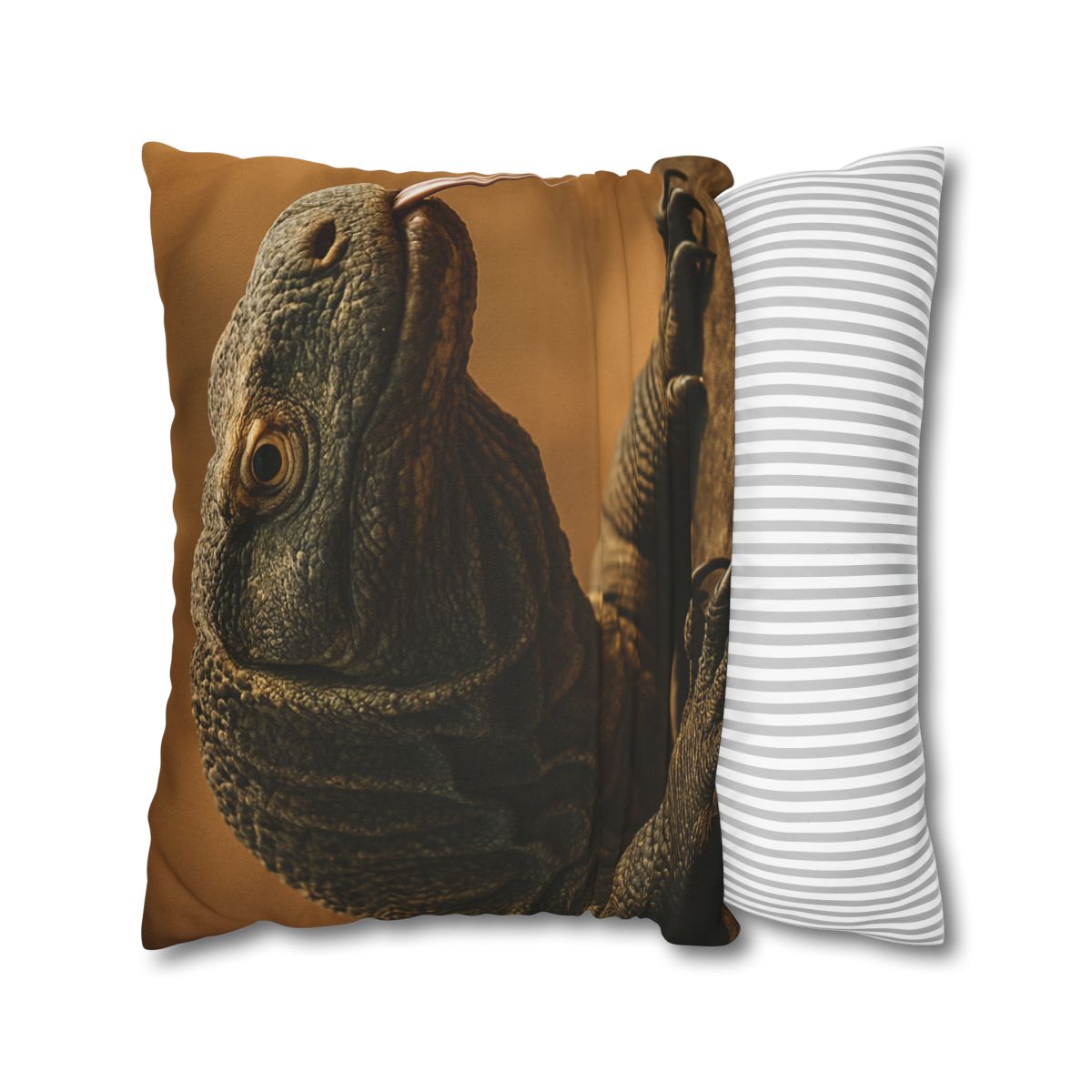 Ancient Sentinel Komodo Dragon trendy patterned pillow cases