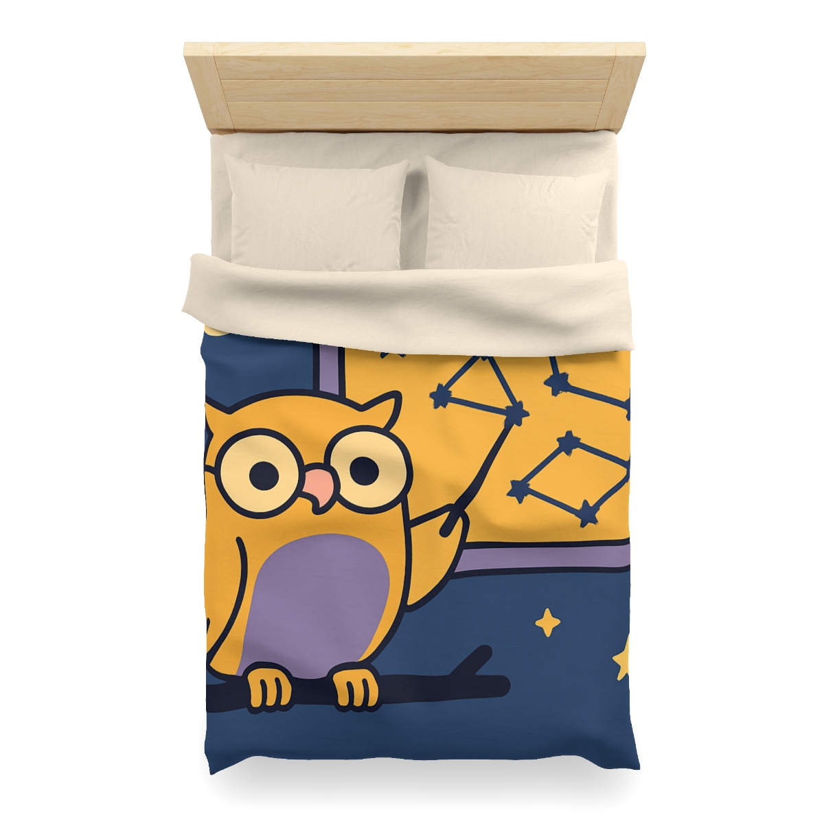 Moonlit Owl Classroom designer printed duvets