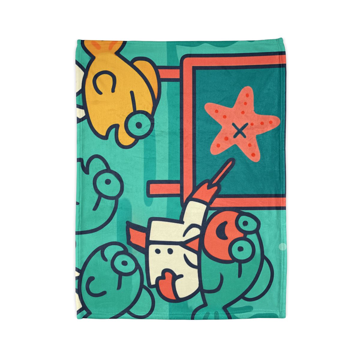Coral School Of Scientists unique gift blanketscustom blankets