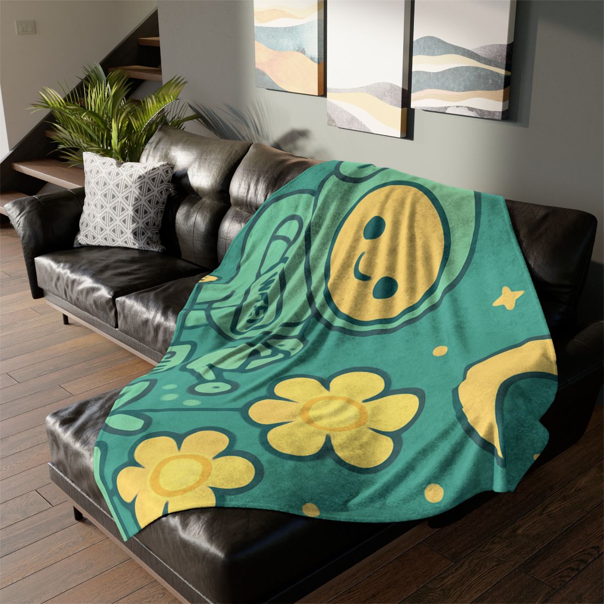 Robot Gardener And The Moonflower Patch warm winter blankets