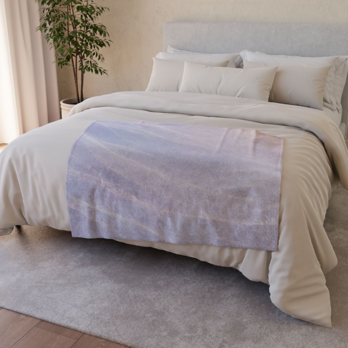 Iridescent Dust Filaments decorative home blankets
