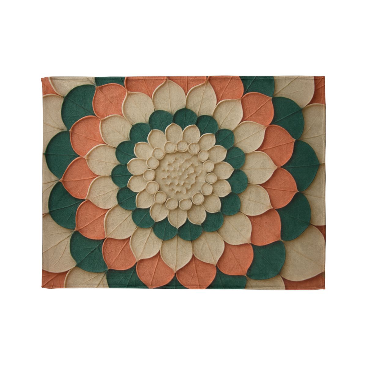 Petal Halo Mosaic trendy patterned blankets