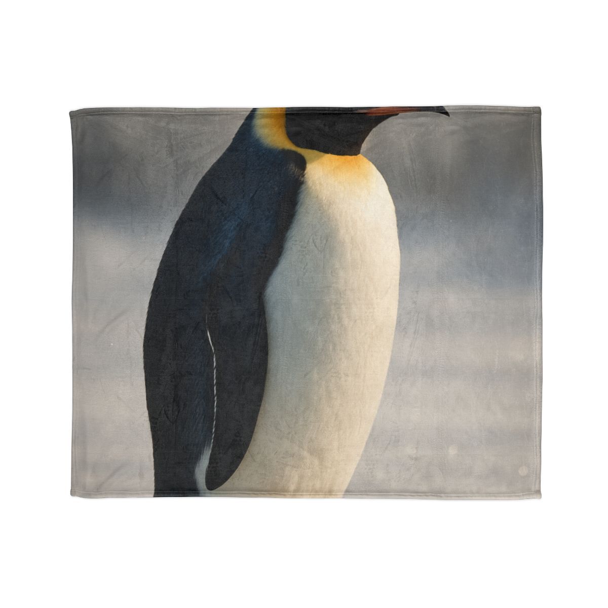Aurora Drift Emperor Penguin unique gift blanketscustom blankets