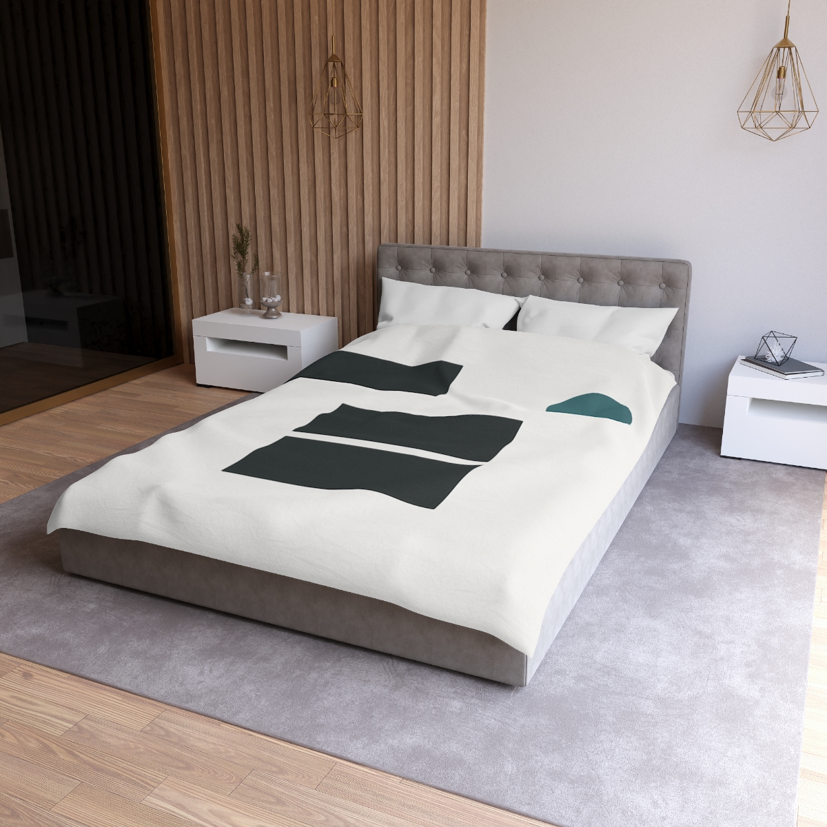 Orbiting Block Quartet warm winter duvets