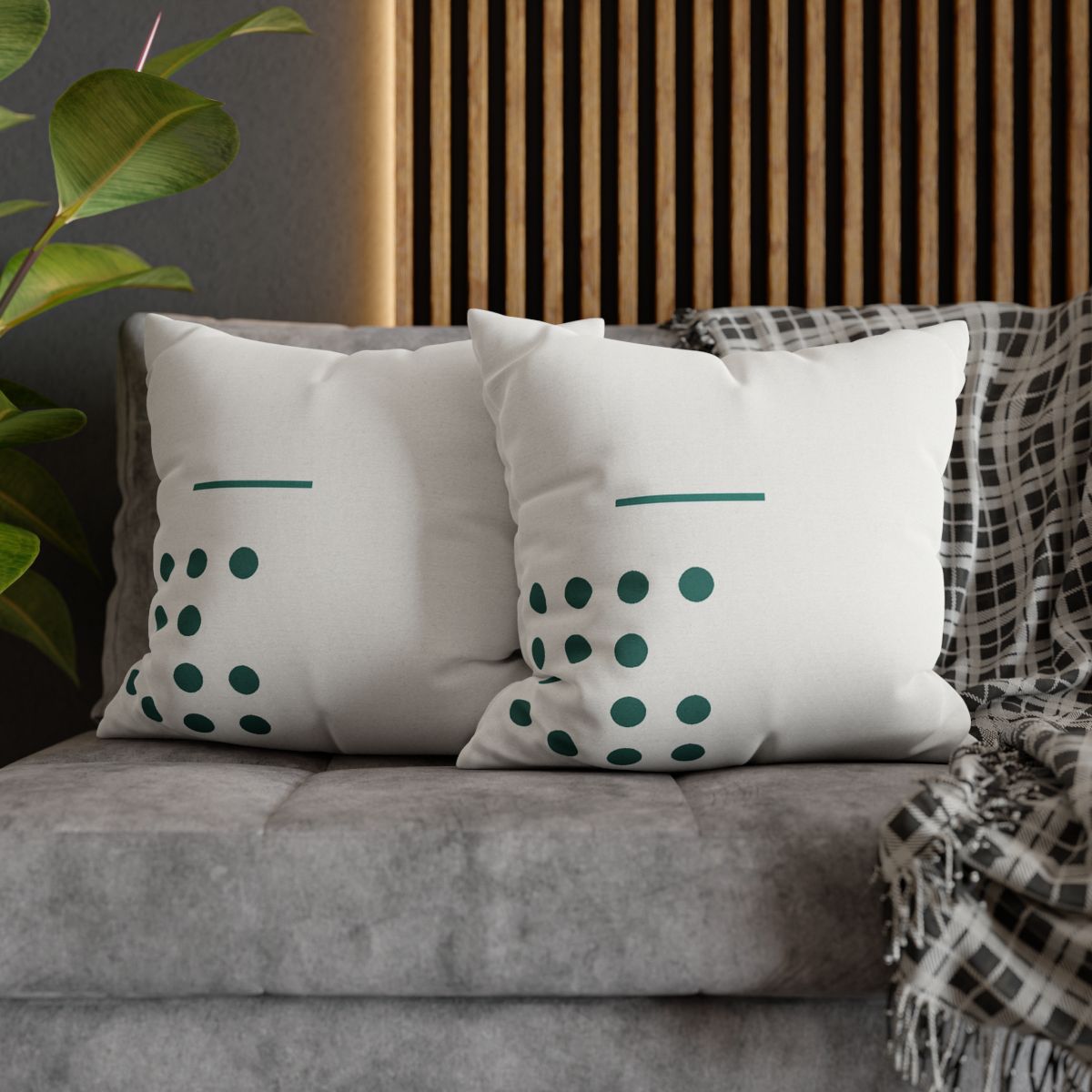 Sparse Dot Lattice Corner custom pillow cases