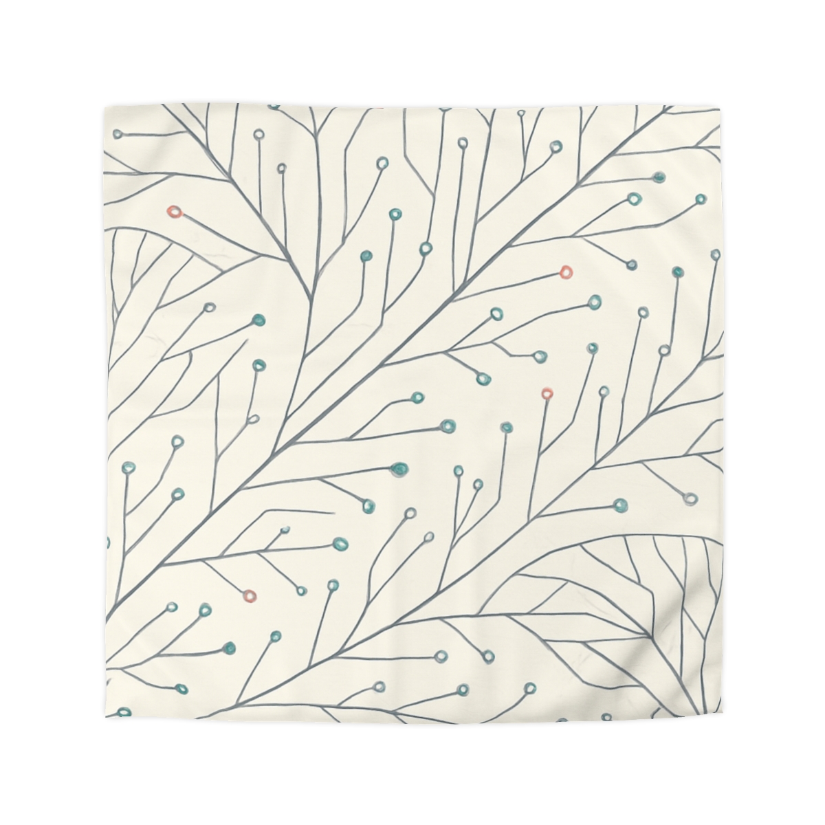 Vein Circuit Filigree designer printed duvets