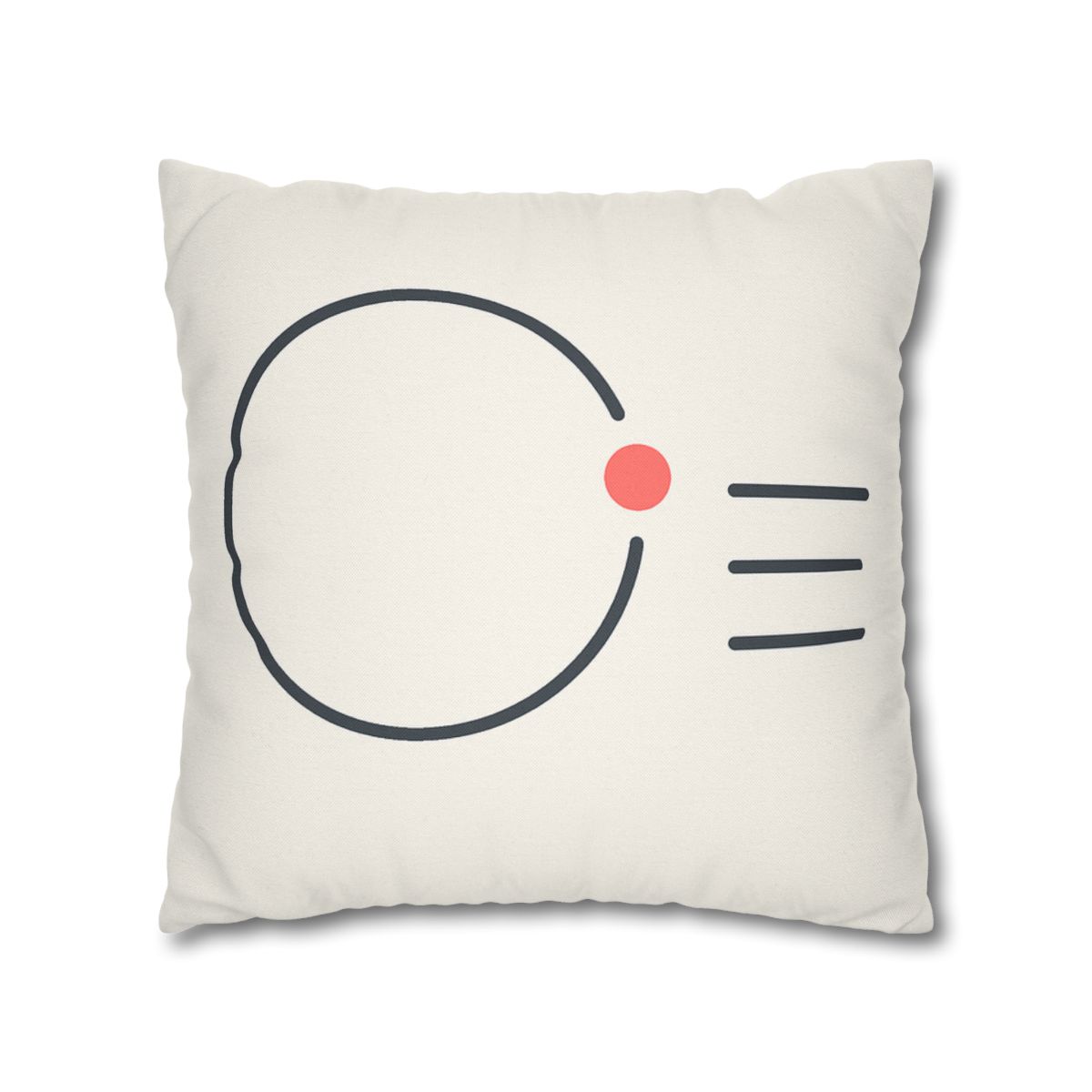 Offset Ring With Three Quiet Bars soft cotton pillow cases