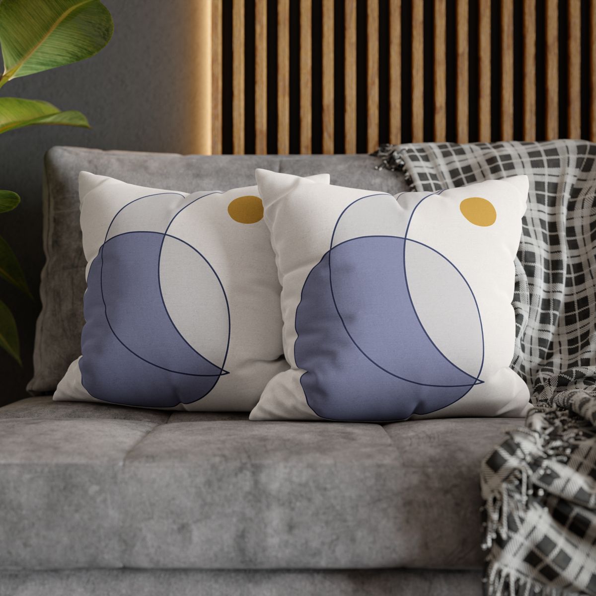 Intersecting Arc Duo trendy patterned pillow cases