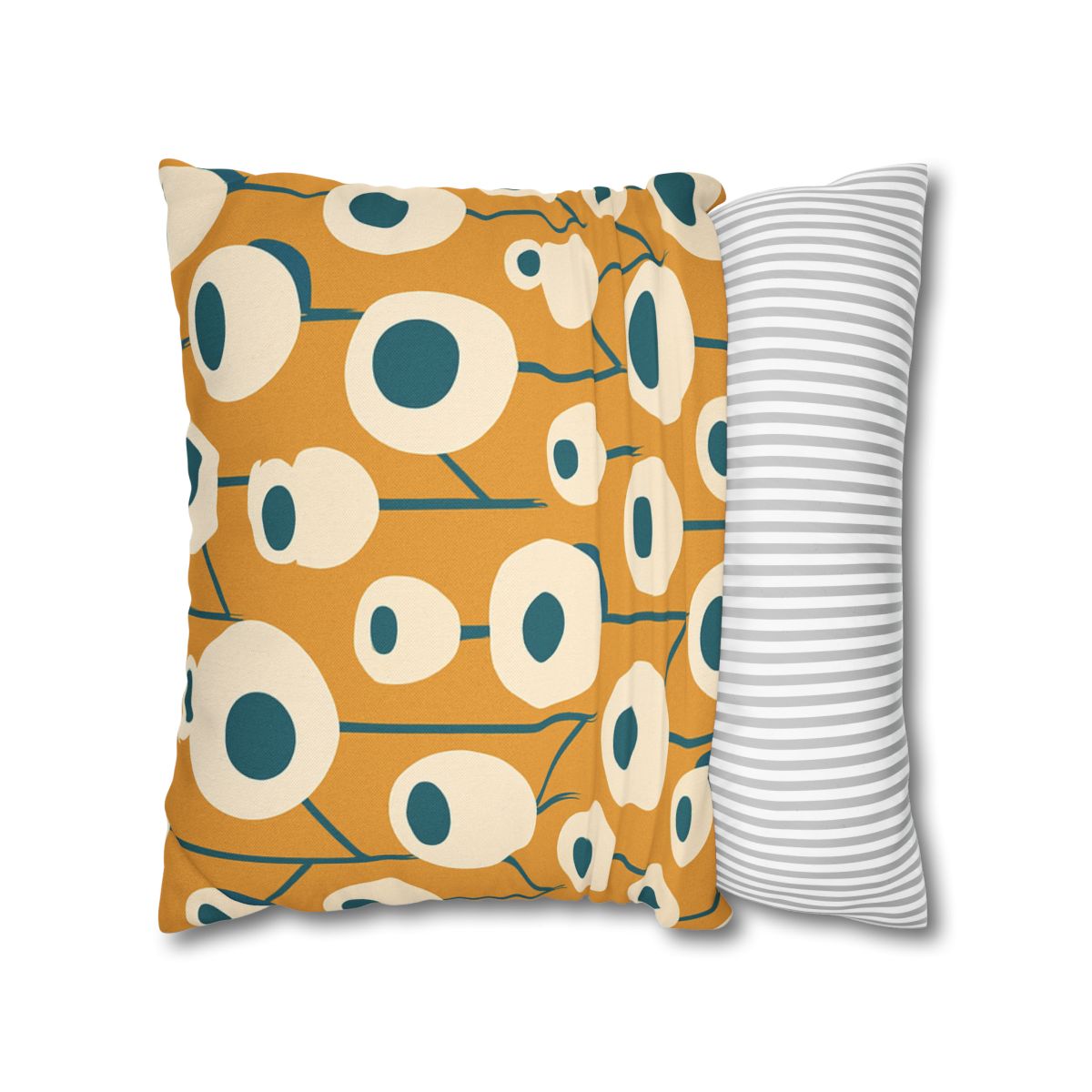Seed Pod Cluster Grid soft cotton pillow cases