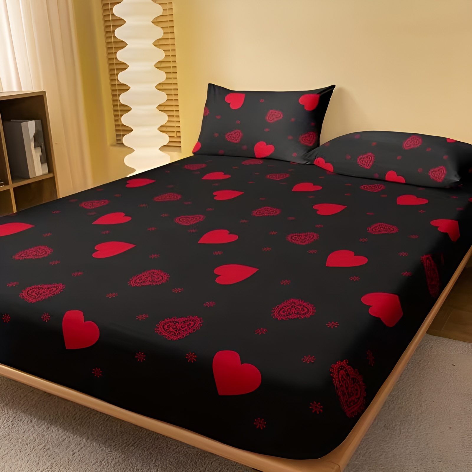 Printed Fitted Comfortable Bed Sheet For Bedroom