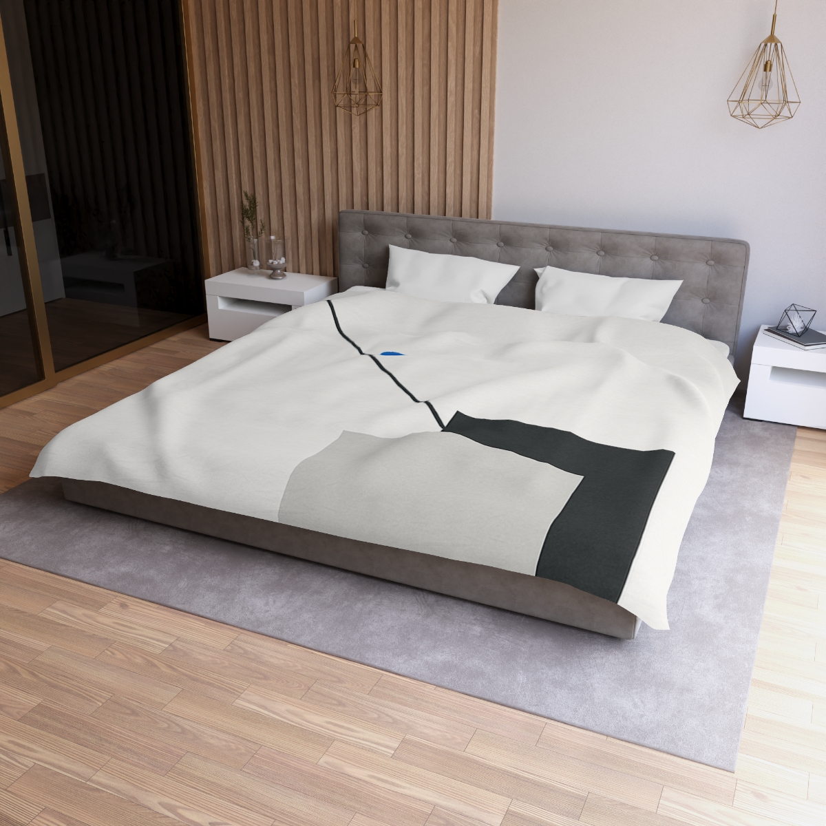 Corner Stack With Shared Diagonal trendy bedroom duvets