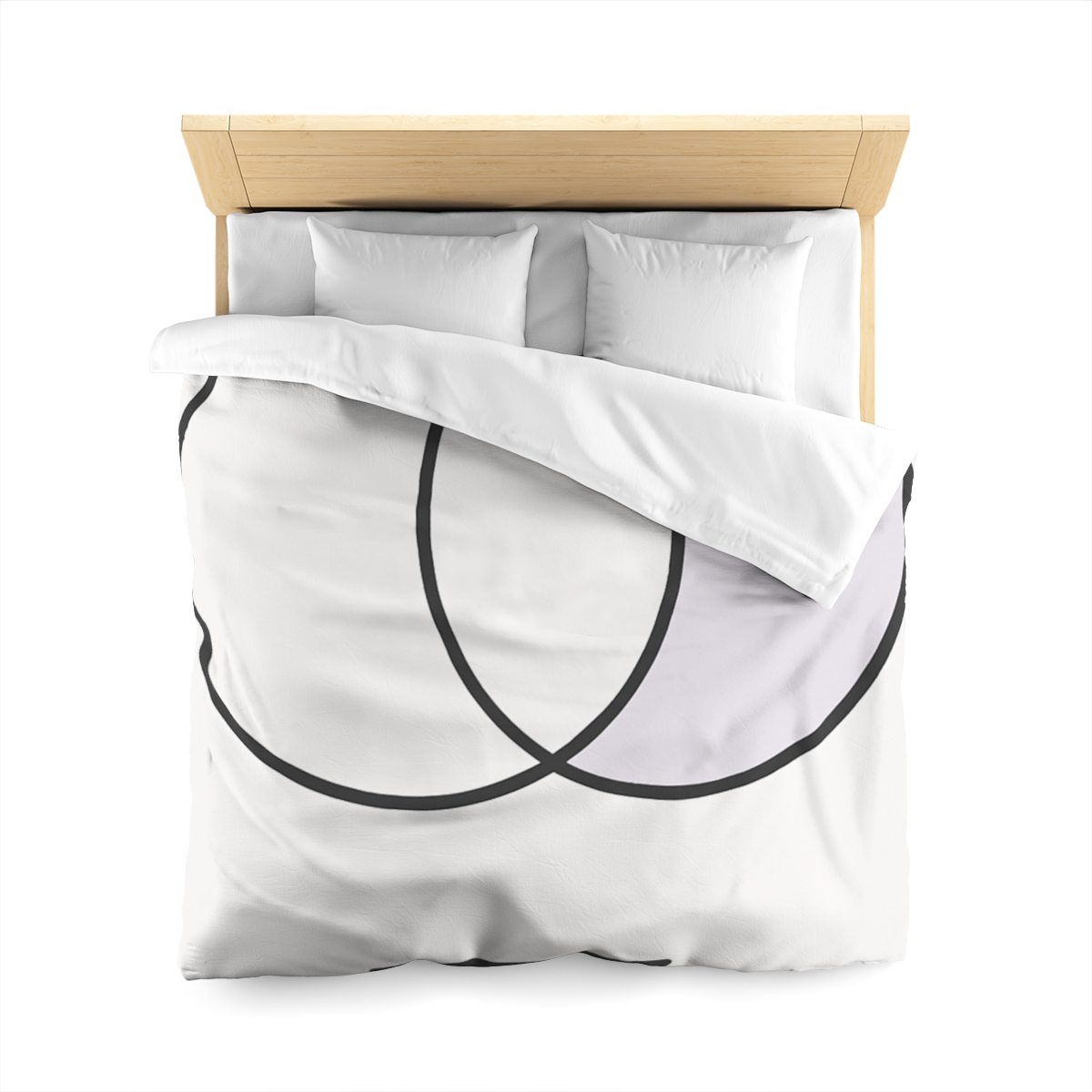 Quiet Eclipse Pairing personalized bedding duvets