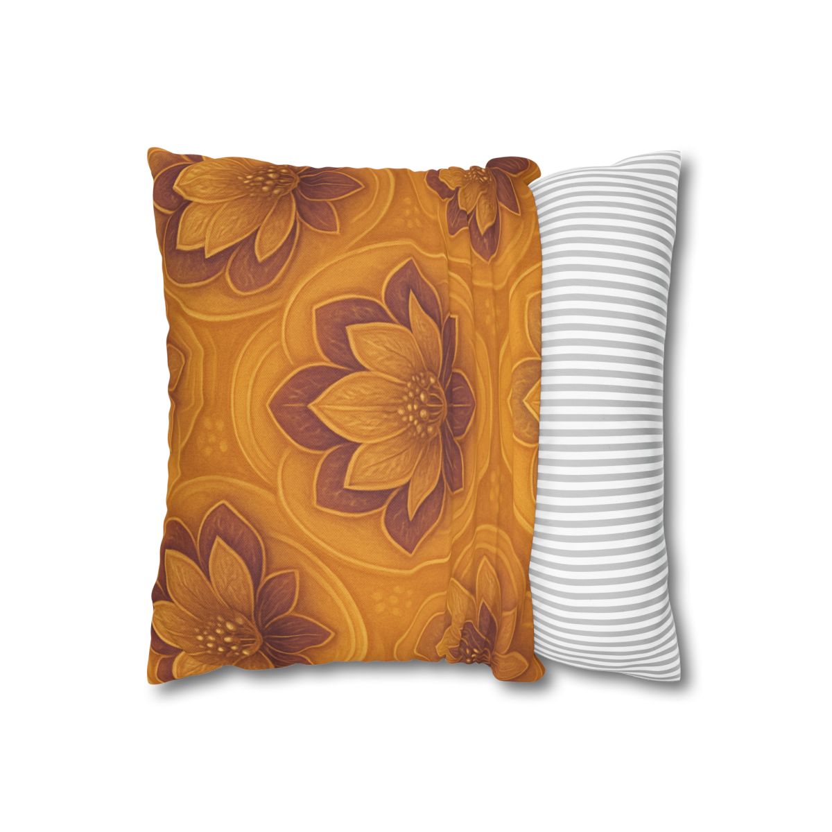 Auric Blossom Halo personalized pillow covers