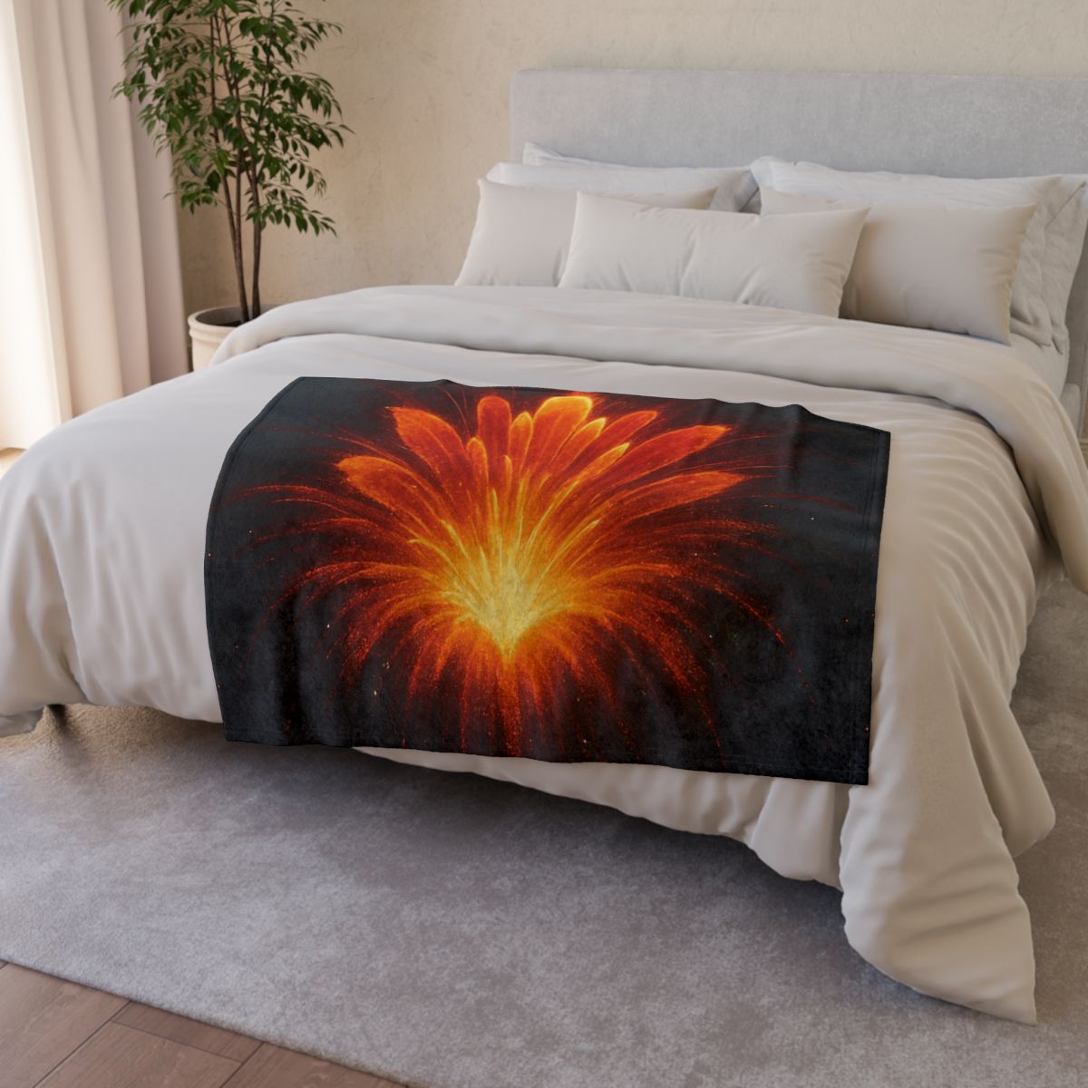 Starburst Petal Crown trendy patterned blankets