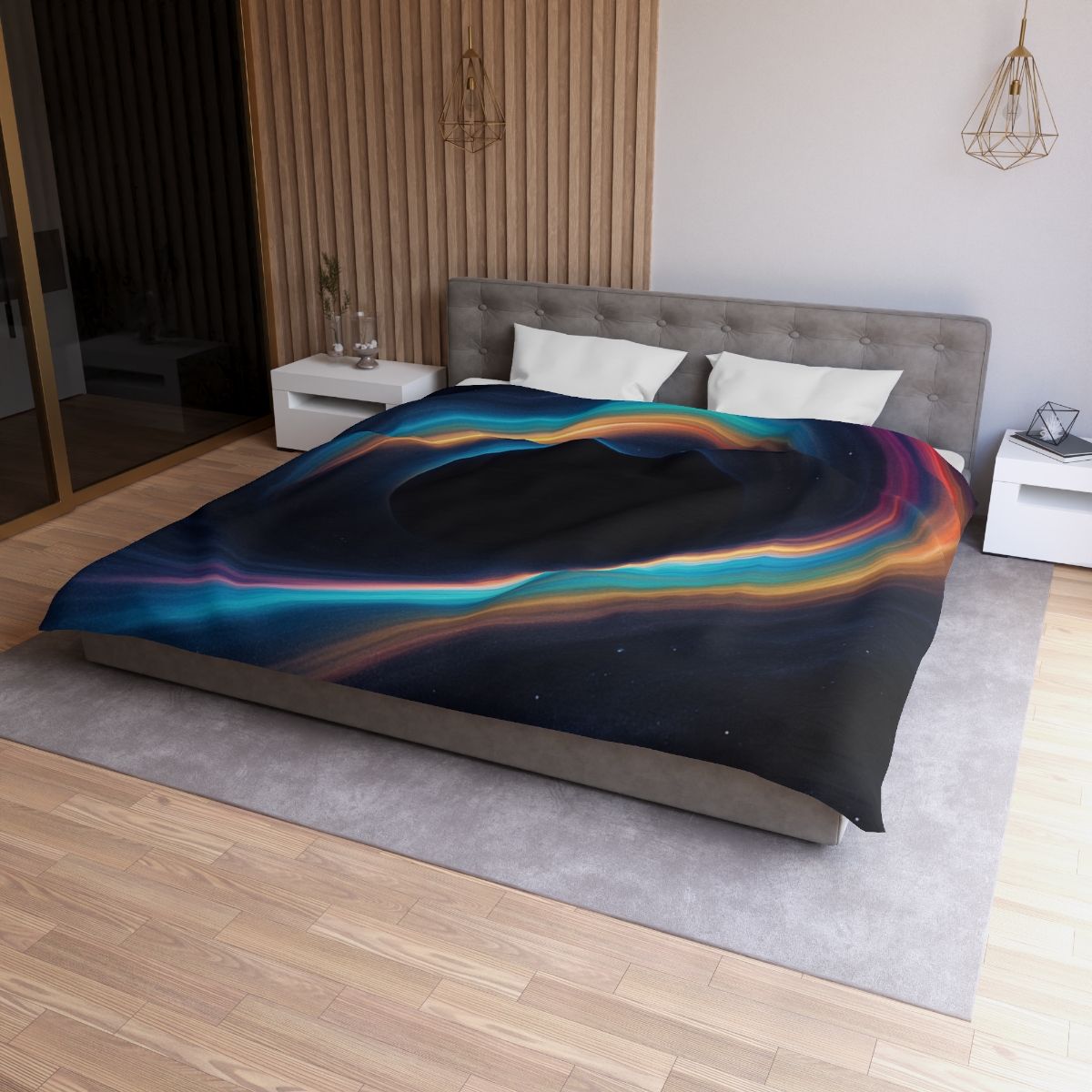 Chromatic Lensing Mirage trendy bedroom duvets