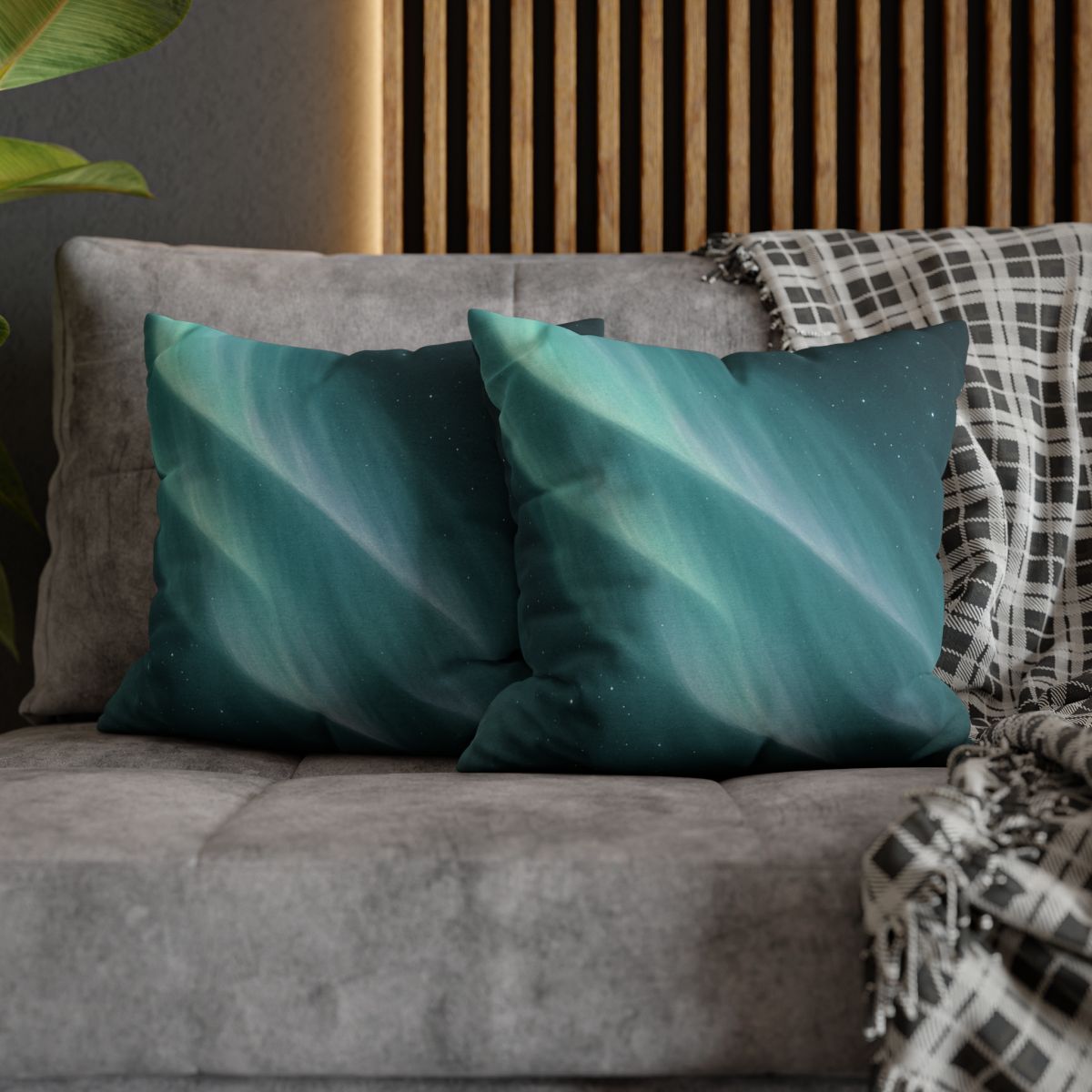 Aurora Veil Star Tides personalized pillow covers