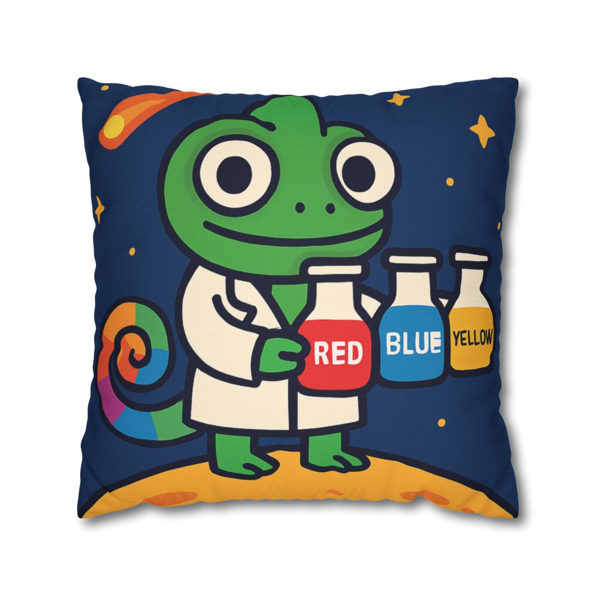 Comet Chameleon Color Lab stylish decorative pillowcases