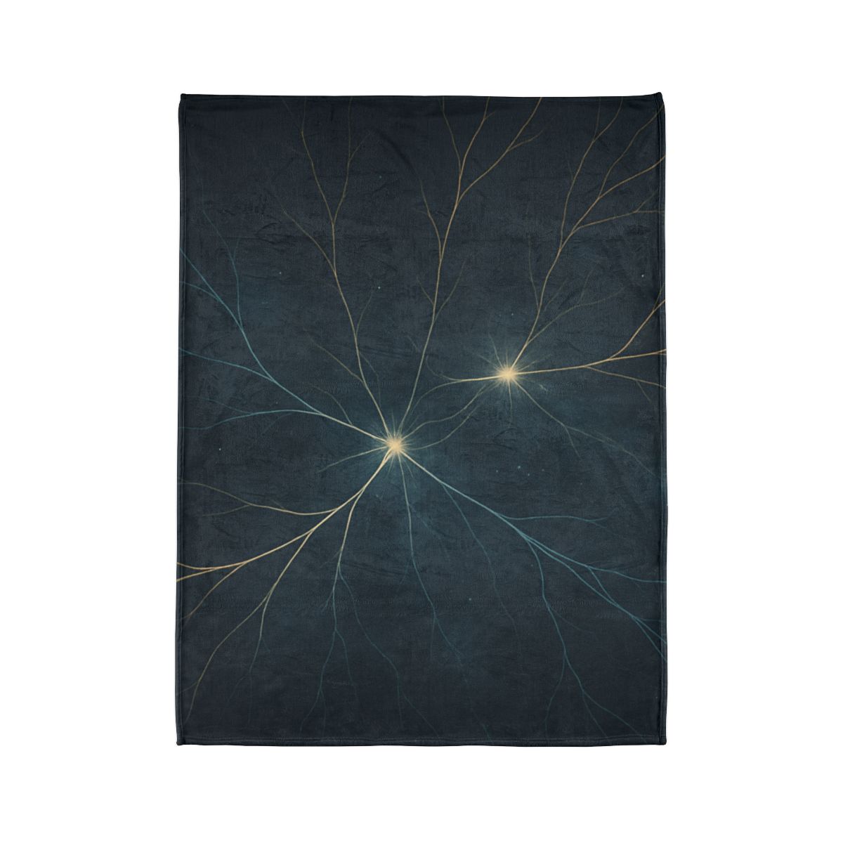 Cosmic Filament Garden Map designer printed blankets