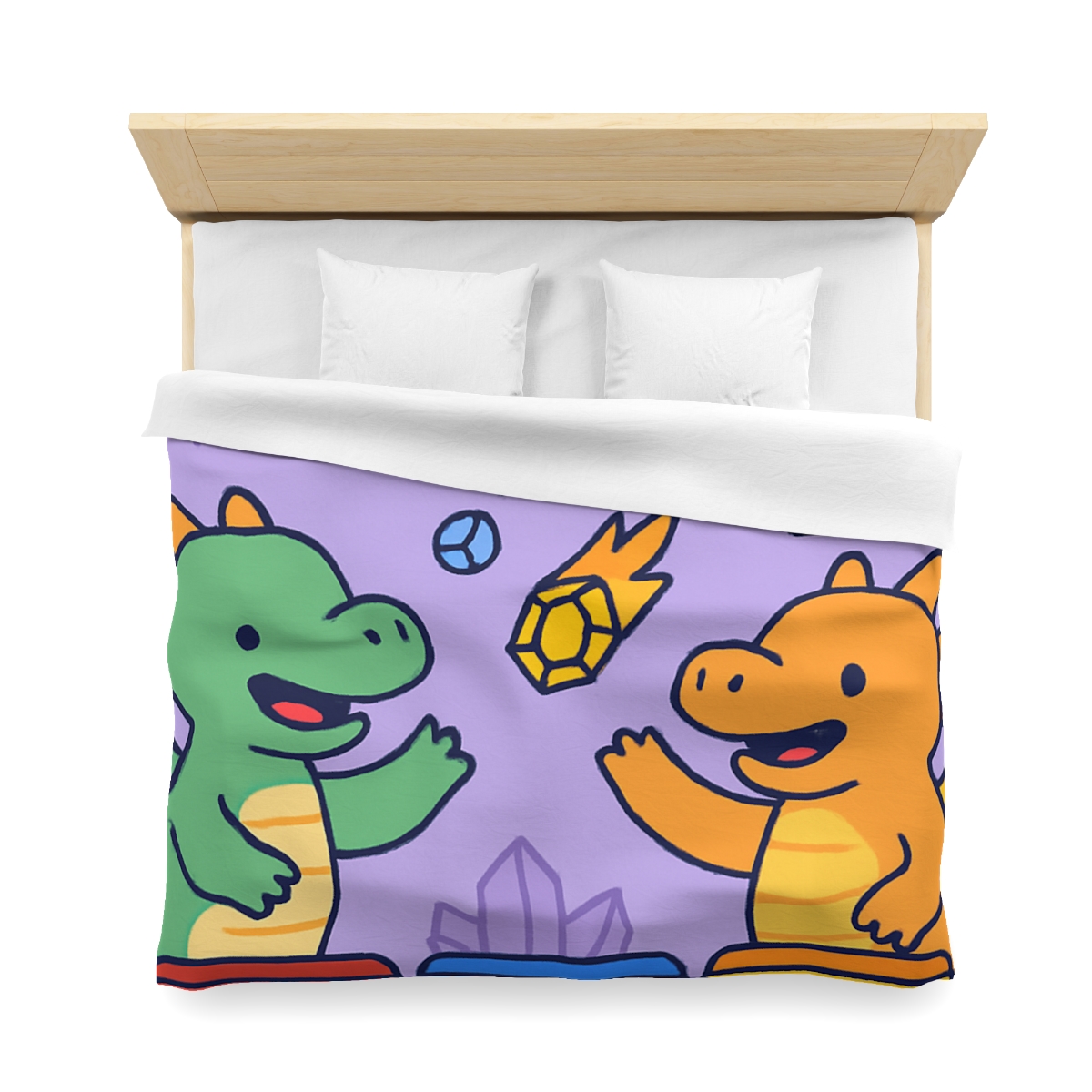 Crystal Cave Dragons Sorting Gem Meteors soft comforter duvets