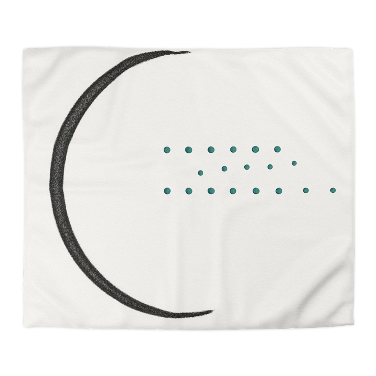 Split Crescent And Parallel Dots warm winter duvets