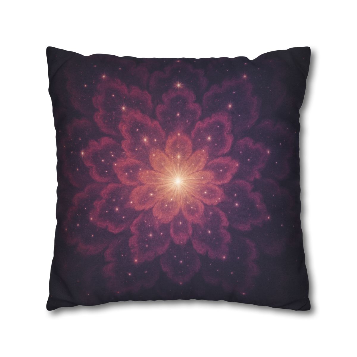 Starburst Fractal Bloom unique gift pillow cases