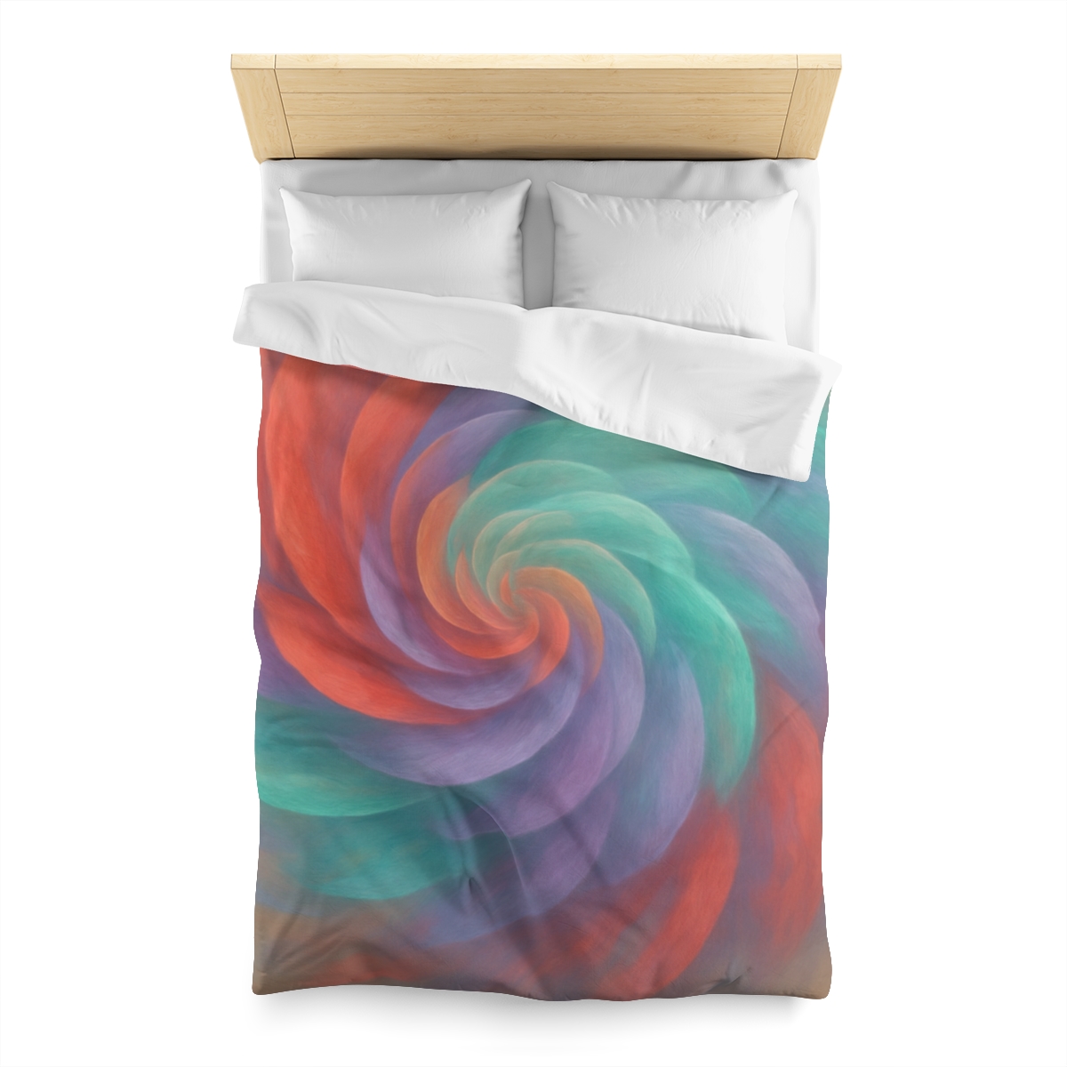 Petal Spiral Symphony unique patterned duvets