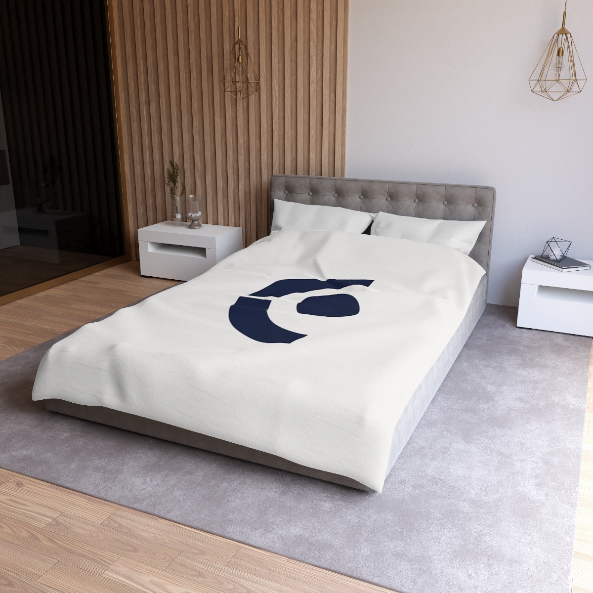 Twin Arcs Eclipse Study designer printed duvets