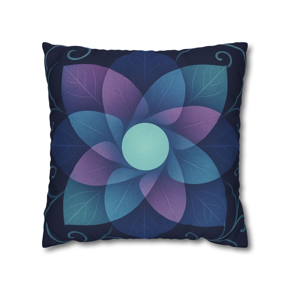 Petal Aperture Kaleidoscope soft cotton pillow cases